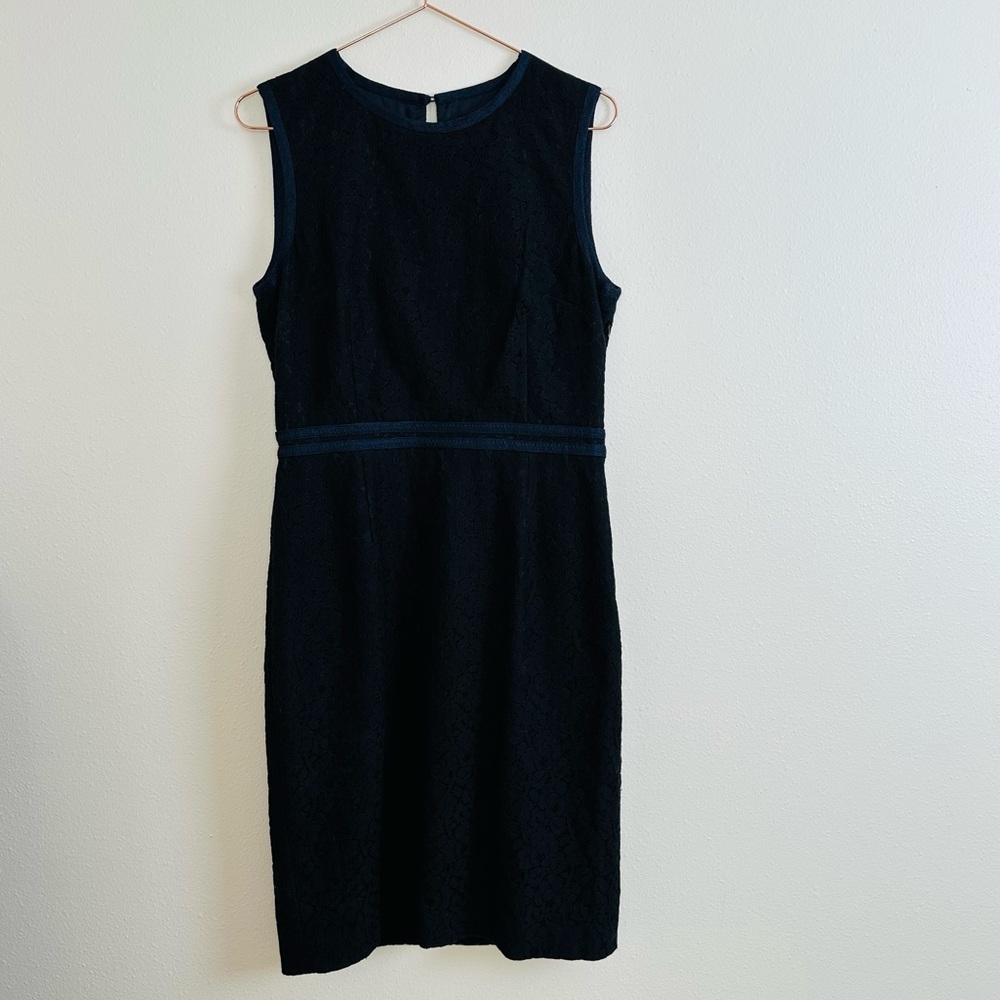 Reiss Sleeveless Lace Sheath Dress - Picture 9 of 15